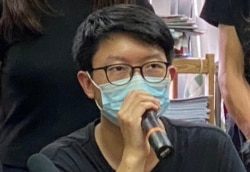 九龙西初选胜选人、前民间外交网络发言人张昆阳 （美国之音/汤惠芸）