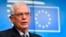 រូបឯកសារ៖ លោក Josep Borrell ប្រធាន​គោល​នយោបាយ​ការបរទេស​សហភាព​អឺរ៉ុប ថ្លែងទៅកាន់អ្នកសារព័ត៌មាននៅក្នុងសន្និសីទសារព័ត៌មាមួយ នៅទីស្នាក់ការកណ្តាលរបស់សហភាពអឺរ៉ុបនៅ​ទីក្រុង​ព្រុចសែល ប្រទេសប៊ែលហ្សិក ថ្ងៃទី២៥ ខែមករា ឆ្នាំ២០២១។