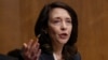 FILE - Senator Maria Cantwell, a Washington state Democrat, speaks during a Senate Finance Committee hearing on the IRS budget request on Capitol Hill in Washington, DC, on June 8, 2021.