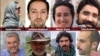 This image published by the New York-based Center for Human Rights in Iran (CHRI) shows eight Iranian environmentalists who have been detained in Iran since January and February on suspicion of being spies. (Courtesy - CHRI) 