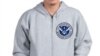 A hoodie calling the U.S. Deprtment Of Homeland Security the "Department of Homeland Stupidity."