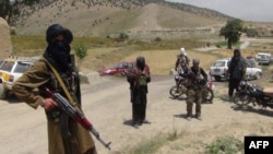 Para militan Taliban di distrik Ahmad Aba, pinggiran Gardez, provinsi Paktia, Afghanistan (foto: ilustrasi). 