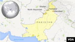 وزیرستان شمالی در نزدیکی مرز افغانستان، پاکستان