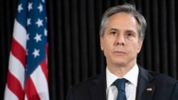 وەزیری دەرەوەی ئەمەریکا لە کۆپینهاگن، پایتەختی دانیمارک 