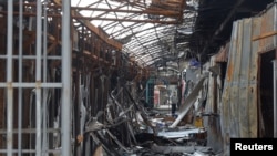 资料照：俄军继续攻击北顿涅斯克。（2022年4月16日）