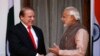 FILE - Indian Prime Minister Narendra Modi, right, shakes hand with his Pakistani counterpart Nawaz Sharif before the start of their meeting in New Delhi, India, May 27, 2014.
