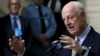 U.N. mediator for Syria Staffan de Mistura gestures during a news conference after a meeting with the Syrian High Negotiations Committee (HNC) during the peace talks at the United Nations in Geneva, Switzerland, Feb. 1, 2016. 
