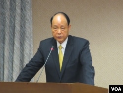 台湾海基会董事长林中森(美国之音张永泰拍摄)