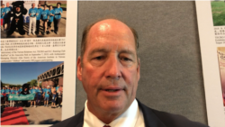 美国佛罗里达州共和党联邦众议员约霍2020年7月28日接受美国之音提问时谈《防止台湾遭侵略法》(美国之音锺辰芳拍摄)