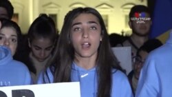 Հայերի մոմավառությունը Սպիտակ տան առջեւ՝ Հայոց ցեղասպանության ճանաչման պահանջով