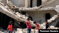 نمایی از درعا در جنوب سوریه