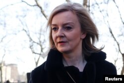 资料照：英国外交大臣利兹∙特拉斯