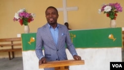 Lawmaker Bertin Augustin who represents Camp Perrin in Haiti’s National Parliament, was the keynote speaker at the graduation. (Photo: Esnal Sincere / VOA Creole)