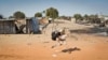 An ostrich runs through empty streets and past destroyed buildings, after government forces on Friday retook from rebel forces the provincial capital of Bentiu, in Unity State, South Sudan, Jan. 12, 2014.