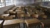 FILE - General view of an empty classroom at St Mary Primary School in Nairobi, Kenya, Sept. 6, 2011, because of a teachers' national strike. 