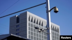 中共中央纪律检查委员会（中纪委）在北京的总部大楼。（资料照）