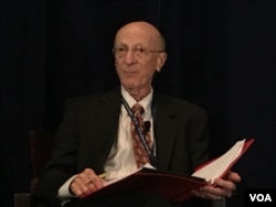 史汀生中心东亚项目主任容安澜 (美国之音钟辰芳拍摄)