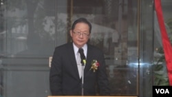 台湾外交部常务次长李澄然(美国之音杨明拍摄)