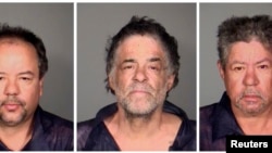 Combination photo created from May 7, 2013 booking photos provided by the Cleveland Police Department show brothers Ariel (L-R), Onil and Pedro Castro.