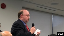 美国国际评估与战略中心亚洲军事资深研究员费舍尔(Rick Fisher)(美国之音黎堡2019年5月14日