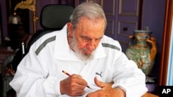 피델 카스트로 전 쿠바 국가평의회 의장. (자료사진)