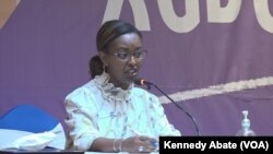 ሶልያና ሺመልስ /የኢትዮጵያ ብሄራዊ ምርጫ ቦርድ ቃል አቀባይ/ ፎቶ፤ ሰኔ 19/2012 ዓ.ም. አዲስ አበባ