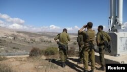 نیروهای اسرائیلی در بلندهای جولان. آرشیو