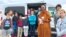 Buddhist monk Sutham Nateetong is walking across the USA to promote peace