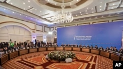 Pembicaraan perdamaian Suriah di Astana, Kazakhstan, 23 Januari 2017 (Foto: dok). 