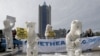 Activists Demonstrate against Russia's Arctic Drilling