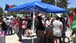 Աֆղանական համայնքի բողոքի ցույցը Լոս Անջելեսում