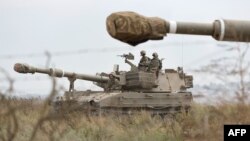 استقرار ارتش اسرائیل در نزدیکی مرز نوار غزه. ۹ اکتبر ۲۰۲۳.