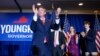 Virginia Governor-elect Glenn Youngkin arrives to speak at an election night party in Chantilly, Virginia, early Nov. 3, 2021, after defeating Democrat Terry McAuliffe.