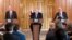 Britain's Prime Minister Boris Johnson, Chris Whitty, Chief Medical Officer for England and Chief Scientific Adviser to the Government, Sir Patrick Vallance, attend a news conference on the novel coronavirus, in London, March 3, 2020.