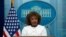 White House Press Secretary Karine Jean-Pierre holds a briefing in Washington