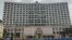The Great Duke Phnom Penh hotel is now set up to treat COVID-19 patients amid a third wave of the pandemic in Cambodia, March 9, 2021. (Nem Sopheakpanha/VOA Khmer) 