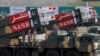 FILE - Pakistani-made NASR missiles are on display during a military parade to mark Pakistan's Republic Day, in Islamabad, Pakistan, March 23, 2017.