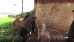 حمله داعش به قصد نابودی آثار تاریخی نمرود در عراق