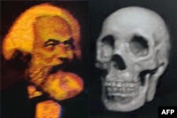 马克斯和骷髅双肖像