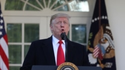 Donald Trump dénonce des témoignages "montés de toutes pièces"