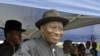 Nigerian President Goodluck Jonathan casts his ballot in his home village of Otuoke, Bayelsa state, April 16, 2011