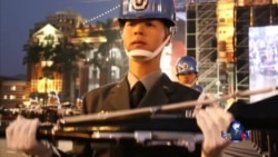 台湾民众在平静中迎来新年