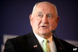 U.S. Secretary of Agriculture Sonny Perdue.