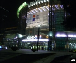 午夜的G20媒体中心仍然灯火通明