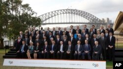 Menteri Keuangan G20 di Australia