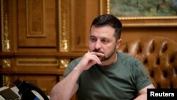 资料照：乌克兰总统泽连斯基