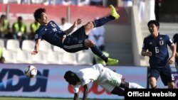 دیدار تیم های جاپان و عربستان در جام ملت های آسیا 