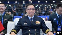 资料照：中国国防部长董军出席香山论坛开幕式。（2024年9月13日）