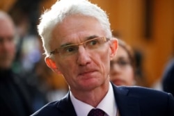 FILE - Mark Lowcock, U.N. undersecretary-general for humanitarian affairs and emergency relief coordinator, is pictured in Berlin, Sept. 3, 2018.