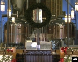 教堂啤酒屋的酿酒区是从前的圣坛